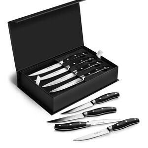 Henckels Forged Contour 8-PC Steak Knife Set- Black